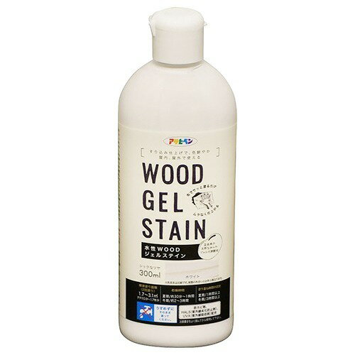 アサヒペン 水性ＷＯＯＤジェルステイン ７００ＭＬ ホワイト ３缶