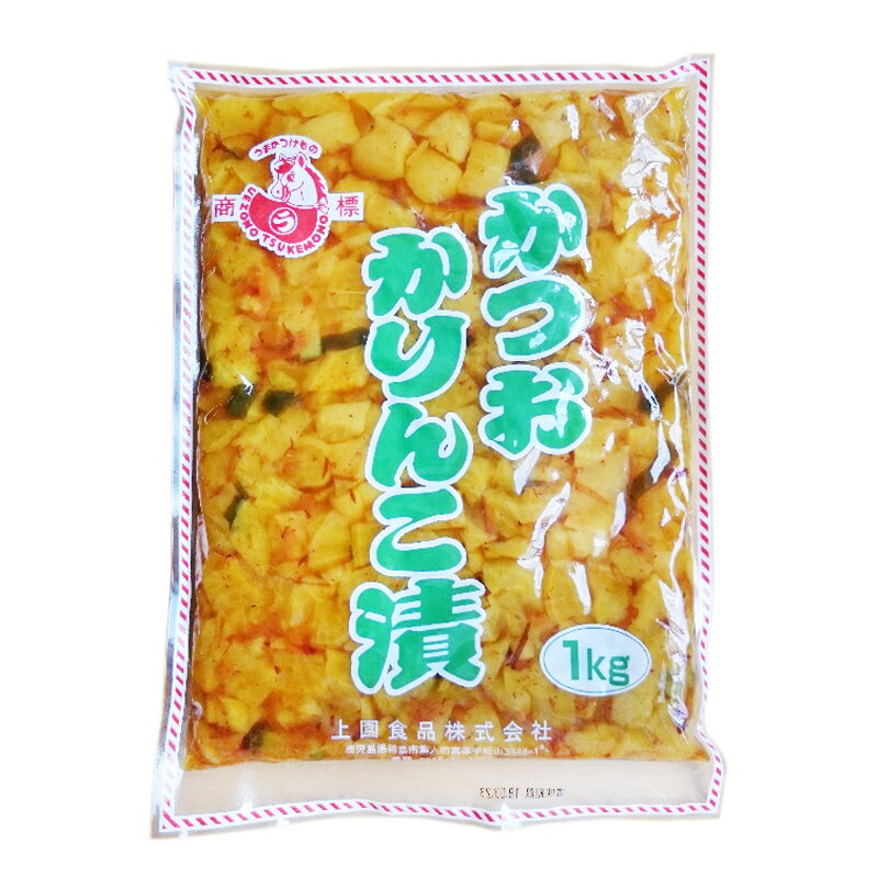 楽天市場】上園食品 上園食品 かつおかりんこ漬 1Kg | 価格比較 - 商品