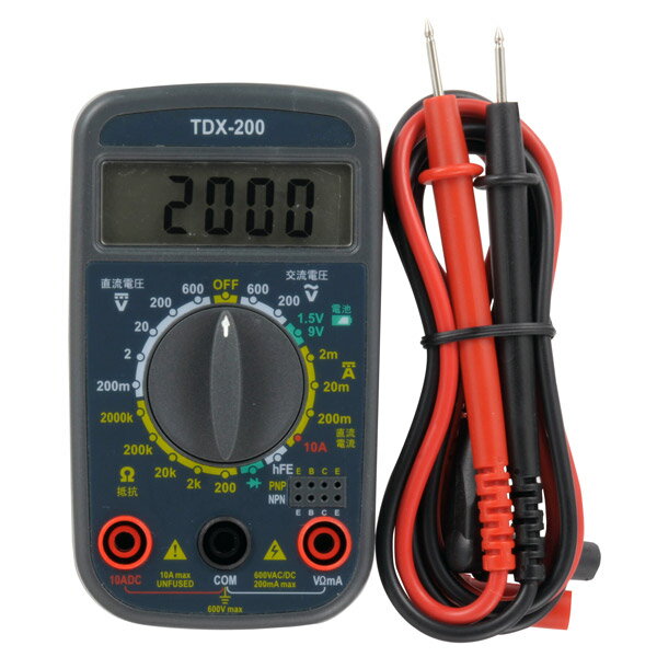デジタルマルチテスター TDX-200(1個)