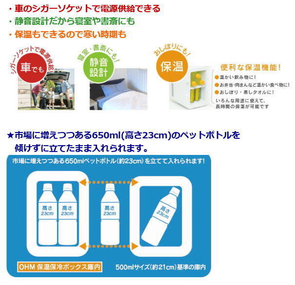 楽天市場】オーム電機 OHM 保冷保温ボックス KAJ-R055R-W | 価格比較 - 商品価格ナビ