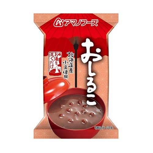 楽天市場】アサヒグループ食品 アマノフーズ おしるこ(23.5g*1食入