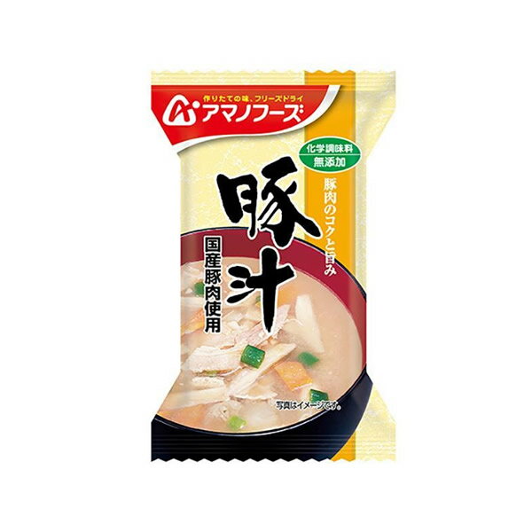 楽天市場】アサヒグループ食品 アマノフーズ 無添加 豚汁(12.5g*1食入) | 価格比較 - 商品価格ナビ