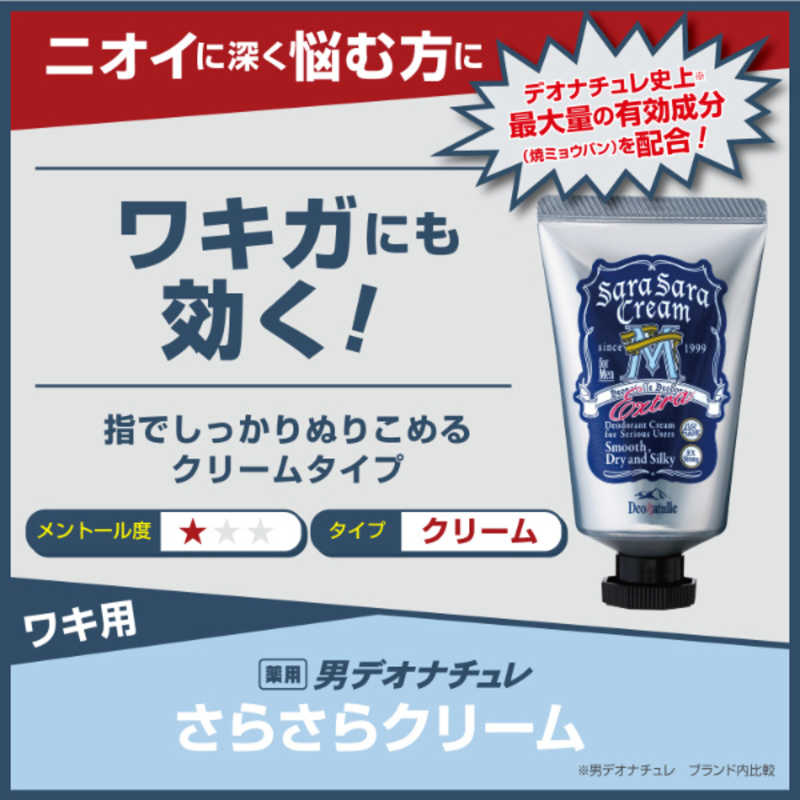 デオナチュレ 男さらさらクリーム 45g