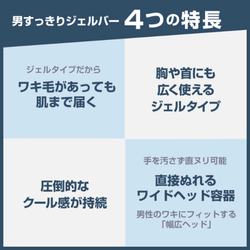 デオナチュレ 男すっきりジェルバー 40g