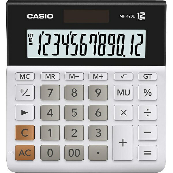 楽天市場】カシオ計算機 CASIO 中型電卓 12桁 電卓 DH-12VT-N | 価格