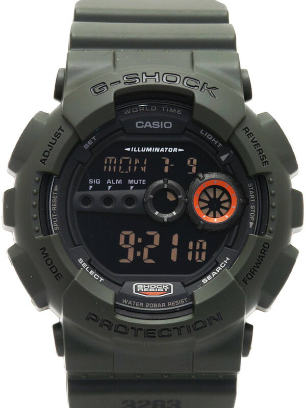 【楽天市場】カシオ計算機 Casio メンズ 腕時計 G-Shock Digital Masculino GD-100MS-3DR | 価格