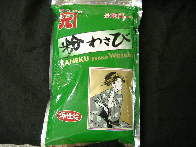 市場 カネク 食品 粉ワサビ 業務用食品 わさび お祭り用 350g ブルー印 寿司用 飲食店用 プロ用 粉わさび 食材