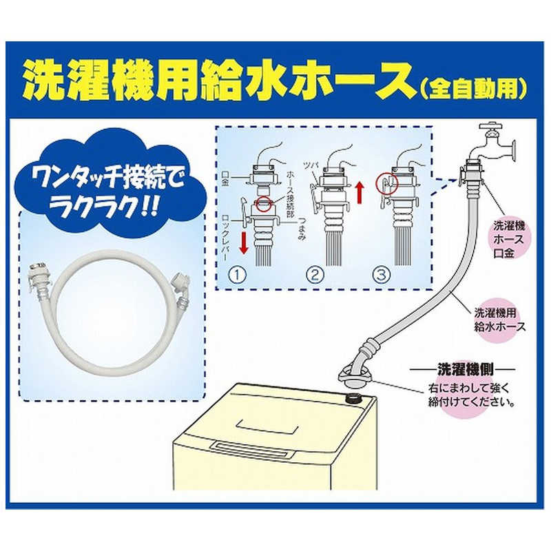 楽天市場】カクダイ カクダイ｜KAKUDAI 洗濯機給水ホース 1.5m BK4365-1.5 | 価格比較 - 商品価格ナビ