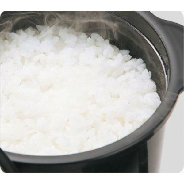 電子レンジ専用炊飯器 備長炭入 ちびくろちゃん 1合炊き(1セット)