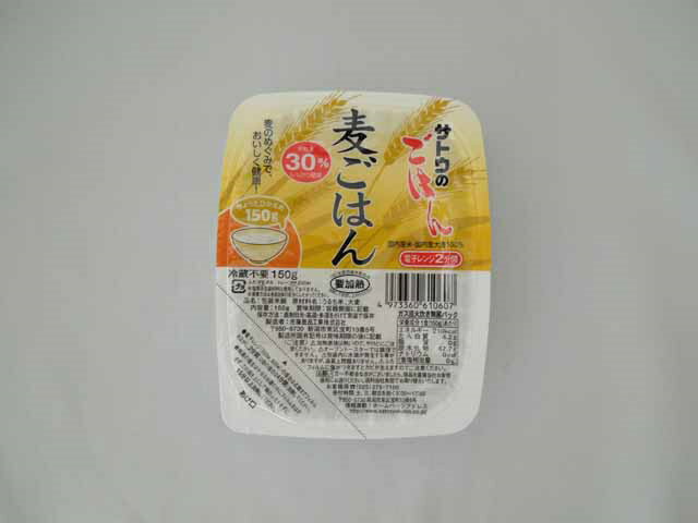 楽天市場 サトウ食品 佐藤食品工業 サトウのごはん麦ごはん１５０ｇ 価格比較 商品価格ナビ