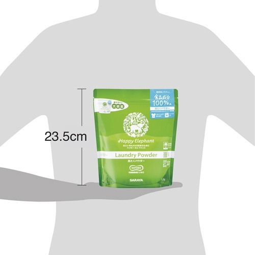 ハッピーエレファント 洗たくパウダー 1.2kg