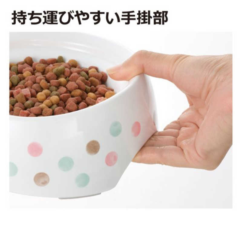 リッチェル 食べやすい ドッグディッシュ S浅型 ホワイト(1コ入)