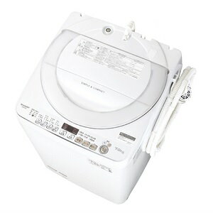 楽天市場】シャープ シャープ 全自動洗濯機 7.0kg ホワイト系 ES-KS70V 