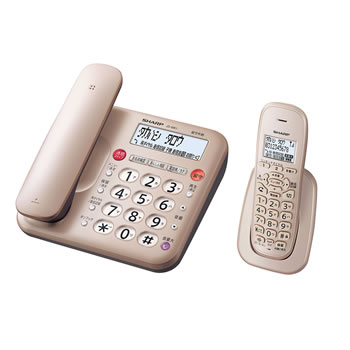 SHARP コードレス電話機 JD-MK1CL