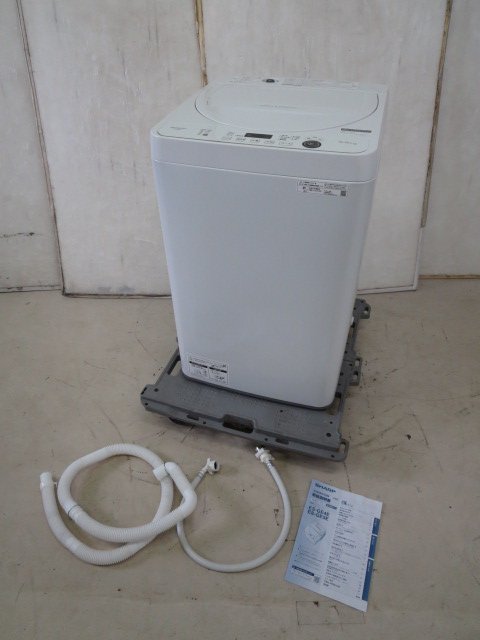 楽天市場】シャープ ES-GE5EJ-W シャープ 5.5kg 全自動洗濯機 ホワイト 