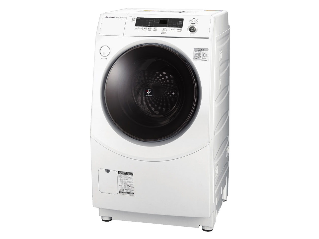 SHARP ドラム式洗濯乾燥機 ES-H10F-WR