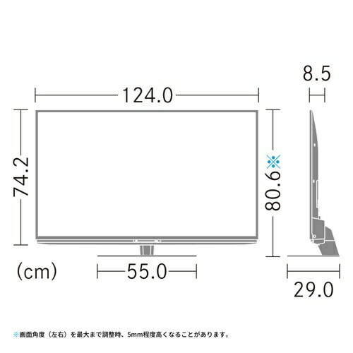 SHARP 55V型 4K液晶テレビ AQUOS EN1ライン 4T-C55EN1