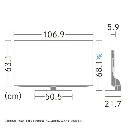 SHARP 48V型 4K有機ELテレビ AQUOS EQ2ライン 4T-C48EQ2