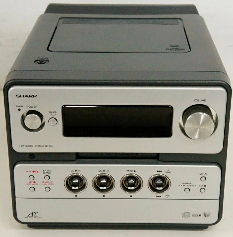 SHARP SD-GX1 1ビットデジタルシステム - ラジオ・コンポ