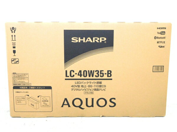 楽天市場 シャープ Sharp Aquos 液晶テレビ W35 Lc 40w35 B 40 0インチ 価格比較 商品価格ナビ