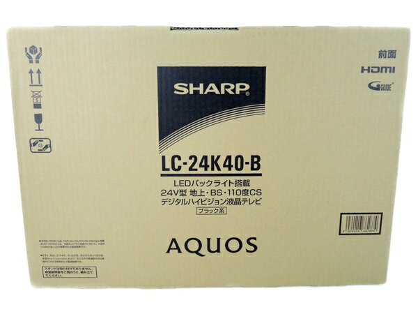 楽天市場】シャープ SHARP AQUOS K K40 LC-24K40-B 24.0インチ | 価格 