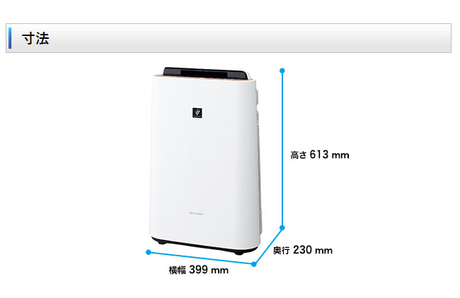 ○KC-G40-W プラズマクラスター 加湿空気清浄機 シャープ 白 ホワイト 