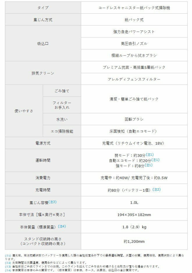 楽天市場】シャープ シャープ コードレスキャニスター 紙パック 楽天市場】シャープ シャープ コードレスキャニスター 紙パック