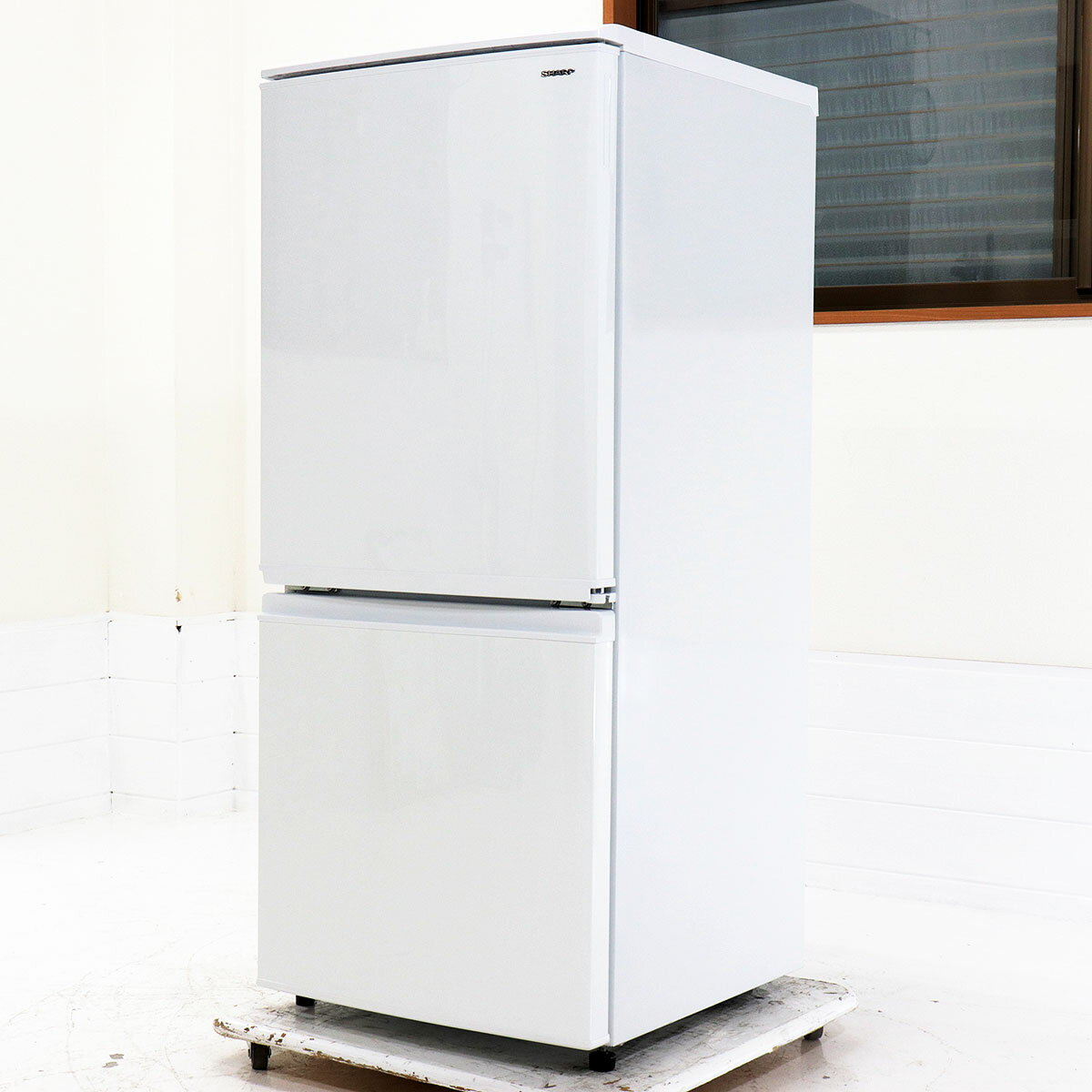 熱販売 京都付近限定 シャープ ノンフロン冷凍冷蔵庫 SJ-C14D-W 2018 