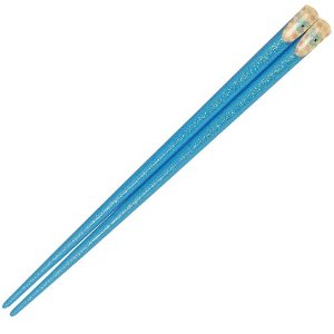 サンライフ 子供箸 きらきらバンビ 18cm 水色