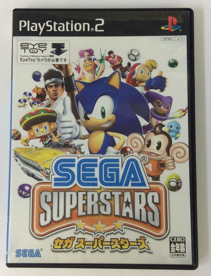 楽天市場 セガ Ps2 Sega Superstars セガスーパースターズ Eye Toy カメラ同梱版 Playstation2 価格比較 商品価格ナビ