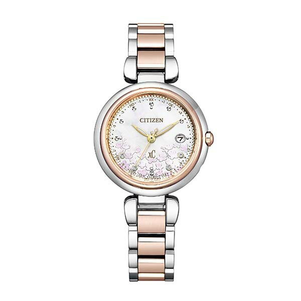 楽天市場 シチズン時計 シチズン エコ ドライブ電波時計 クロスシー Mizu Collection Titania Happy Flight チェリーピンク Es9465 50w 価格比較 商品価格ナビ