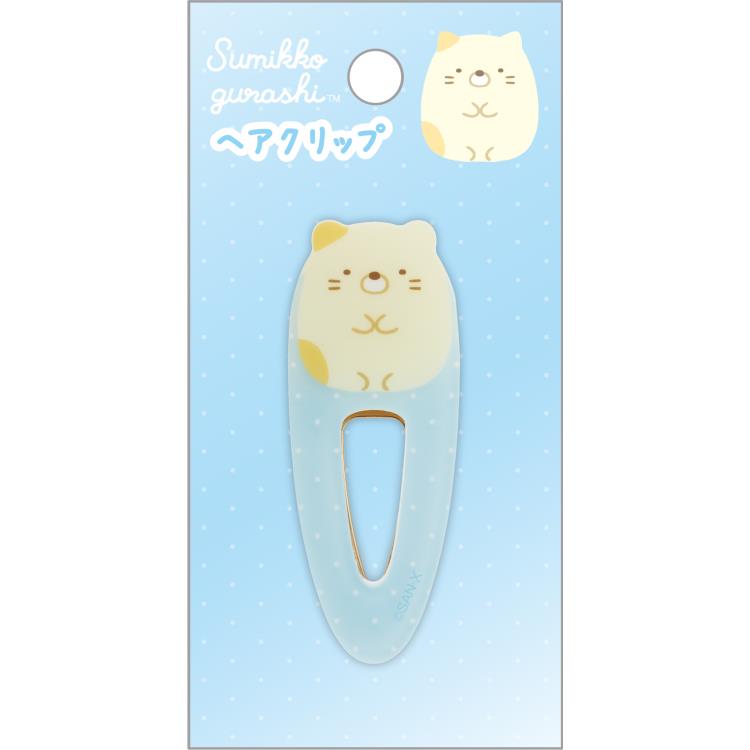 ❤️お値下げ❤️【新品】すみっコぐらし　ヘアクリップ　ねこ　サンエックス Amazon | すみっコぐらし ヘアクリップ ねこ&ざっそう FE34407