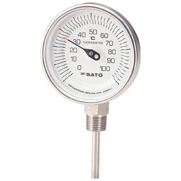 アズワン(AS ONE) 隔測式温度計(壁掛式) 0〜100℃ LB-100S 1台 DIY・工具