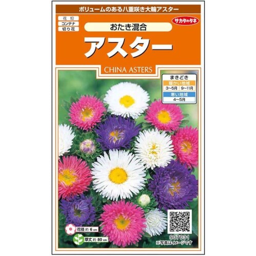 楽天市場 サカタのタネ アスターおたき混合 種 価格比較 商品価格ナビ