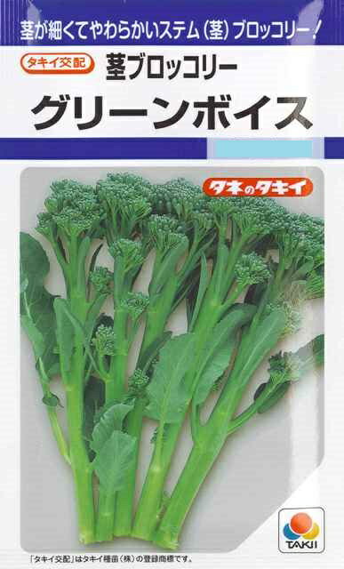 楽天市場 タキイ種苗 茎ブロッコリー グリーンボイス タキイ種苗 野菜種 商品口コミ レビュー 価格比較 商品価格ナビ