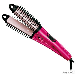 テスコム マイナスイオン2WAYブラシヘアーアイロン 32mm スパークルピンク IPH1832-P(1台)