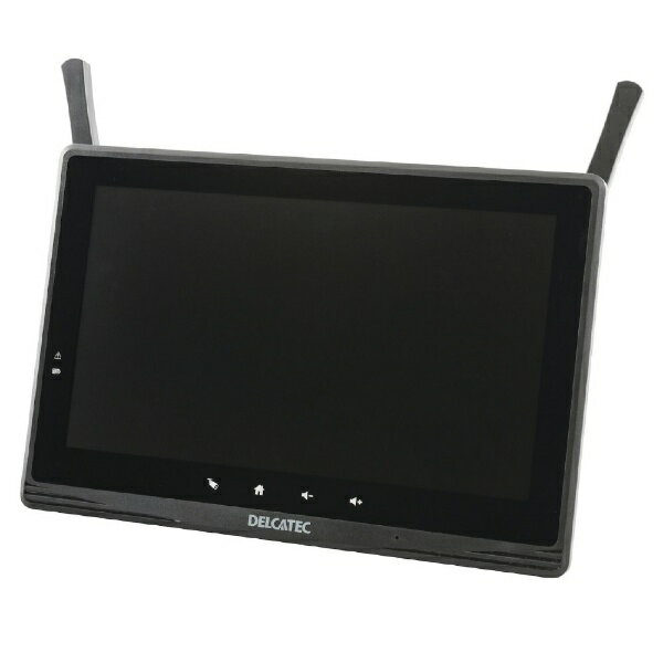 ①【モニターのみ】DELCATEC 防犯用ワイヤレスモニターWSS10M1C センサーライト付ワイヤレスフルHDカメラ＆10inchモニターセット