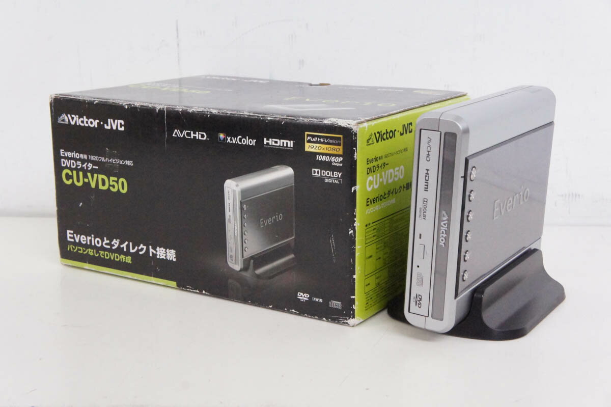 Victor - ビデカメラGZ-MG650-R JVC エブリオ専用DVDライター CU-VD3の