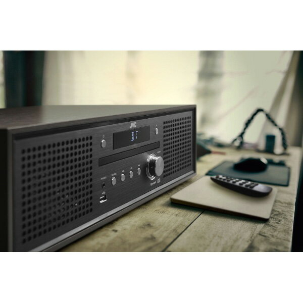 JVC　ジェイブイシー コンパクトコンポーネントシステム　NX-W31 ブラック ワイドFM対応 /Bluetooth対応 ビックカメラグループオリジナル