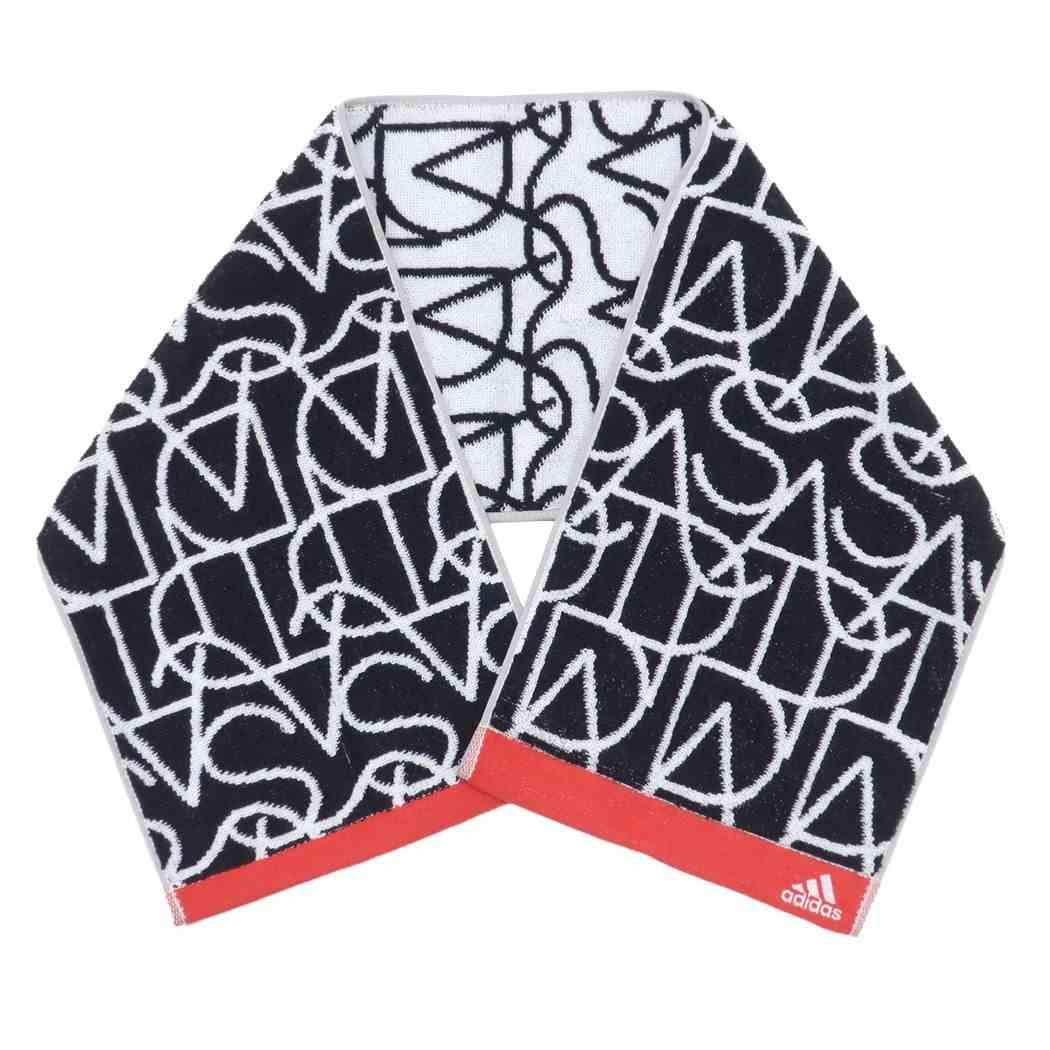 ADIDAS アディダス ロングタオル アイコン ブラック AD-1277BK