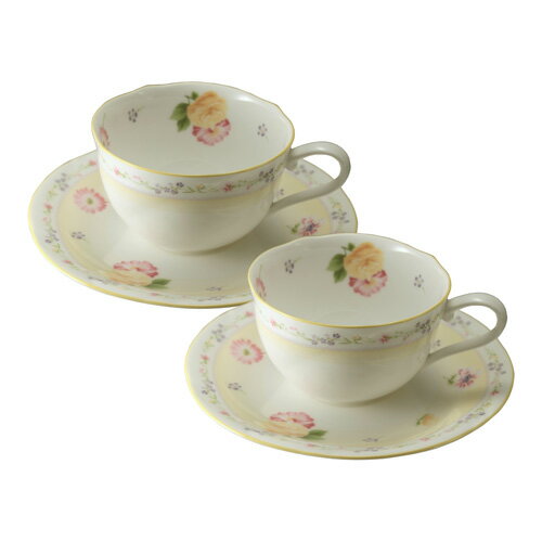 【楽天市場】ノリタケカンパニーリミテド Noritake ノリタケ カップ ＆ ソーサー ペアセット コーヒー ティー 兼用 220cc ジュ