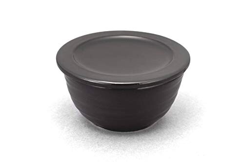 ナカシマ ナカシマ 万古焼 耐熱茶碗型おひつ ブラック おひつ/約径11.5×高5.8cm、蓋/約径12.3×高1.0cm 価格比較  商品価格ナビ