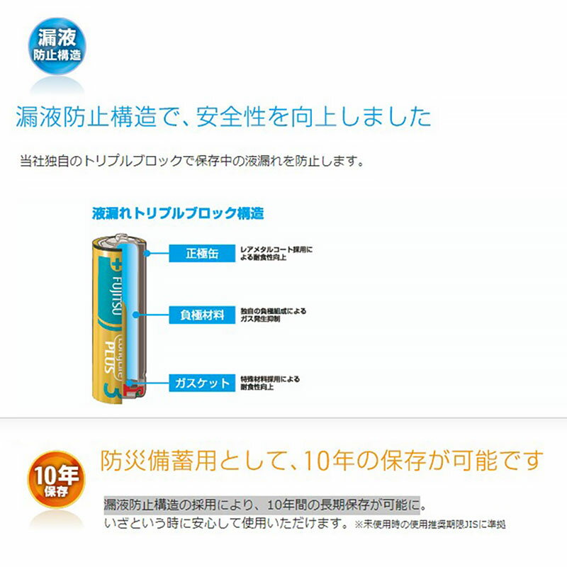 富士通 アルカリ乾電池 単3-20PLR6LP(20S)(20個入)