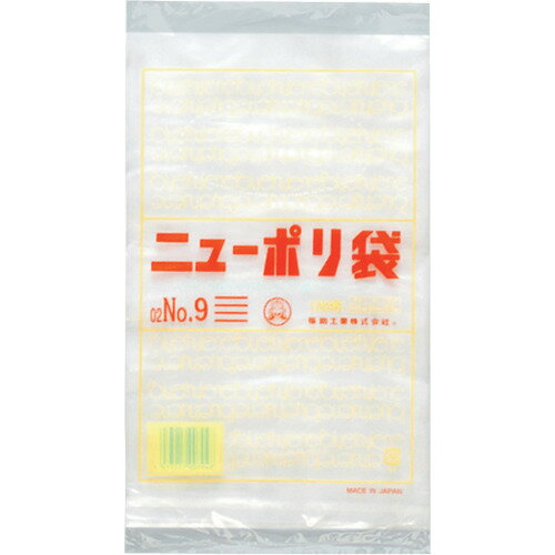 福助工業株式会社 ニューポリ袋 03 No.18 (紐付) (1ケース：2000枚