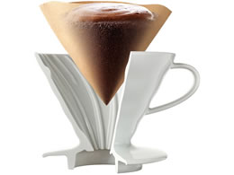 V60用ペーパーフィルター酵素漂白01袋 1～2杯用・100枚入 (01袋)