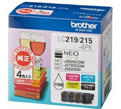 楽天市場】ブラザー工業 brother インクカートリッジ LC219/215-4PK