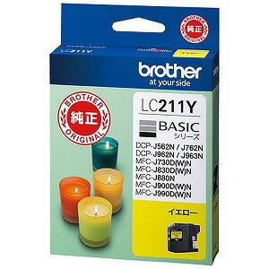 brother インクカートリッジ LC211Y 1色