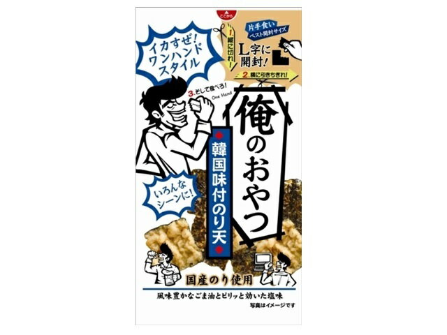 楽天市場】まるか食品 まるか食品 俺のおやつ 韓国風味付のり天 22g