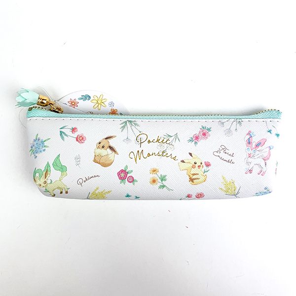 楽天市場 マリモクラフト スリム ペンポーチ 筆箱 ポケモン フローラルアンサンブル ピカチュウ イーブイ ブイズ ポケットモンスター マリモクラフト ペンケース プレゼント 小学生 中学生 高校生 女の子 レディース 大人 価格比較 商品価格ナビ