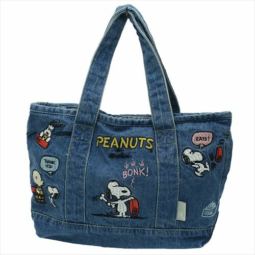 楽天市場 ルートート スヌーピー トートバッグ Rootote Sc デリ 刺繍 Peanuts 3c ドッグディッシュ ピーナッツ ルートート デニム ヴィンテージ風 キャラクターグッズ 価格比較 商品価格ナビ